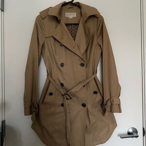 Michael Kors Tan Trench Coat
